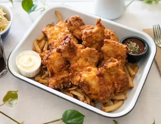 Panier de poulet roti
